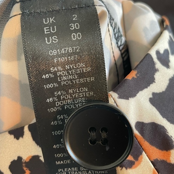 ASOS leopard print pants‎ 00 - Picture 4 of 8